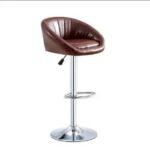 RK-B513 Elegant Black Bar Stool with Cushioned Back Support - Image 5