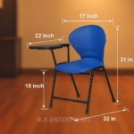 RK-06-S Training Chair with
 Writing Pad - Image 4