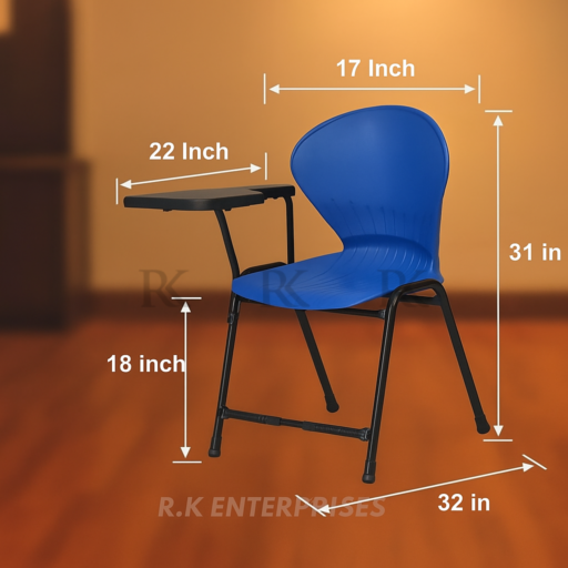 RK-06-S Training Chair with
 Writing Pad - Image 4