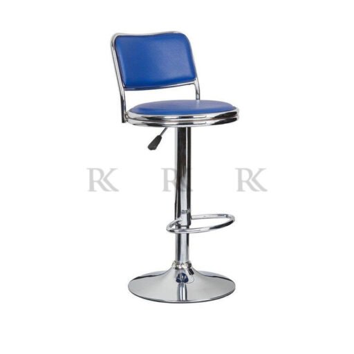 RK-B316 Adjustable Chrome Bar Stool - Image 5