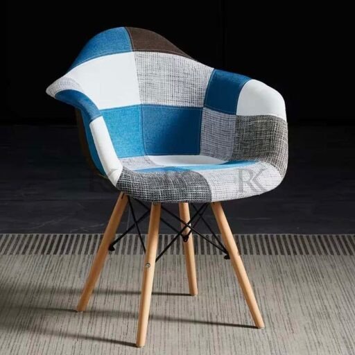 RK-DC-932 Modern Fabric Dining Chair – Comfortable Upholstered Dining Chair - Image 4