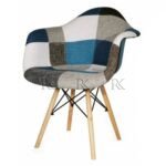 RK-DC-932 Modern Fabric Dining Chair – Comfortable Upholstered Dining Chair