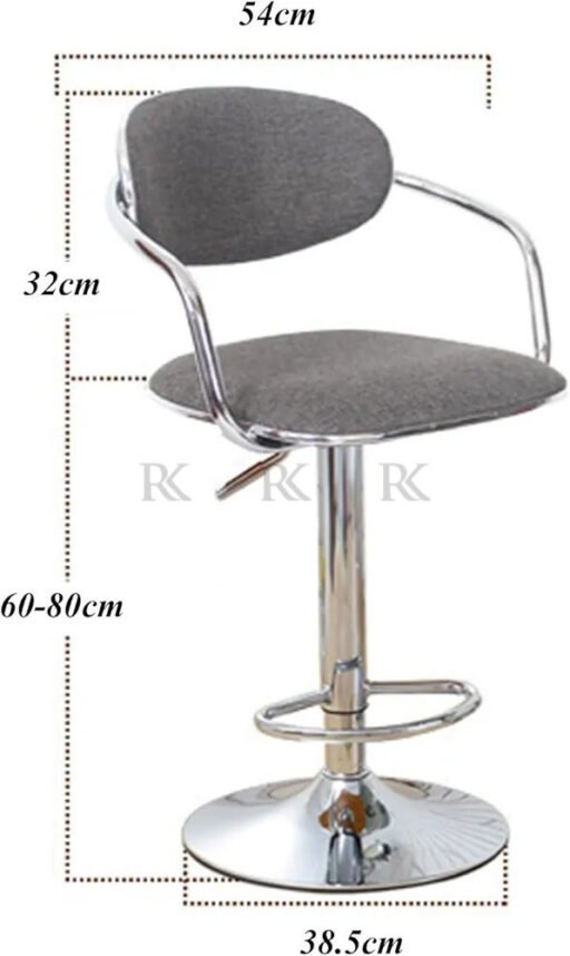 RK-B430 Classic Fabric Bar Stool - Image 5