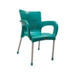 Model: SP-206 – Stackable Plastic Chair with Metal Legs - Image 3
