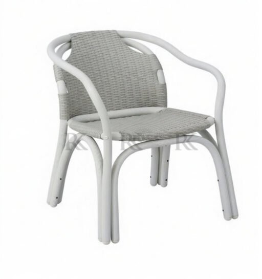 RK-Heaven UPVC Craft Outdoor Chairs Table Set - Image 2
