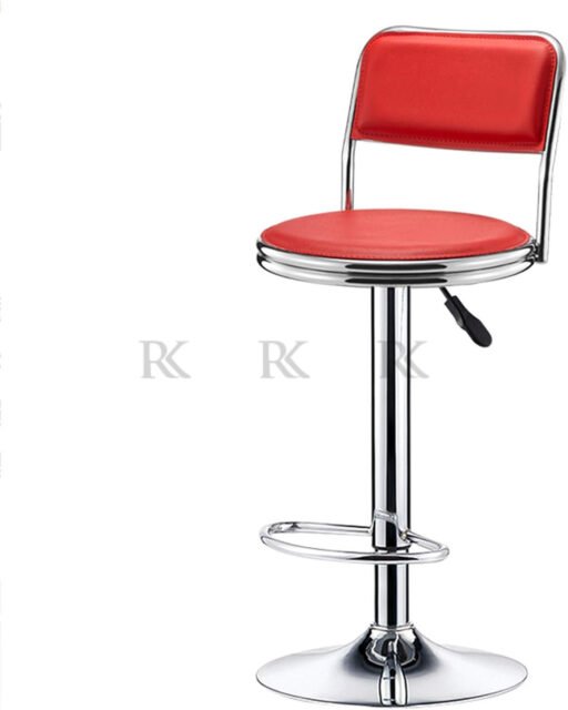 RK-B316 Adjustable Chrome Bar Stool - Image 6