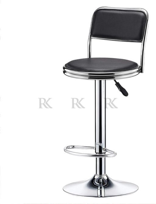 RK-B316 Adjustable Chrome Bar Stool - Image 2