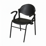 Model B-02-A – Stylish Visitor & Study Chair with Armrests