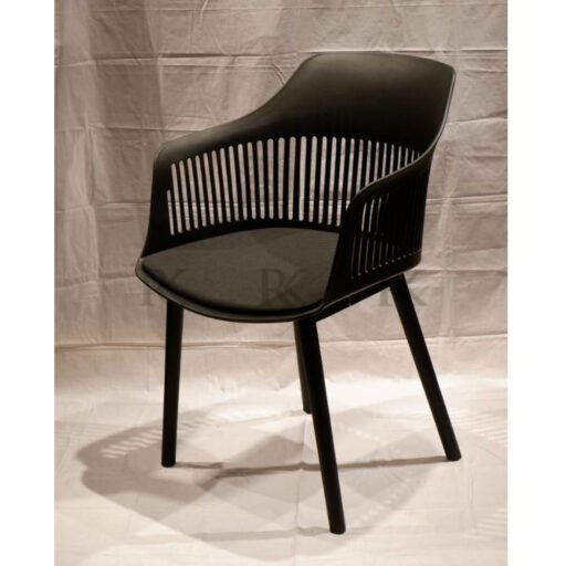 RK-DC-621 Modern Dining Chair – Stylish Plastic Dining Chair with Armrests - Image 3