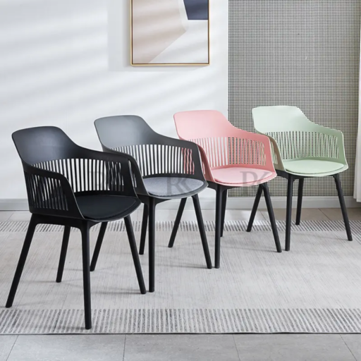RK-DC-621 Modern Dining Chair – Stylish Plastic Dining Chair with Armrests - Image 6