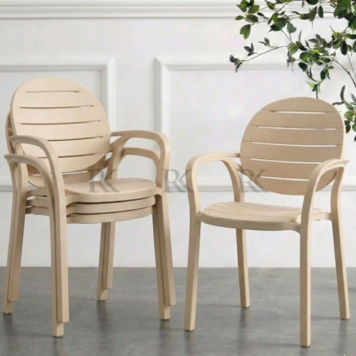 RK-675 Premium Plastic Arm Chair | Heavy Duty Outdoor Chair | RK Enterprises - Image 4