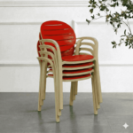 RK-675 Premium Plastic Arm Chair | Heavy Duty Outdoor Chair | RK Enterprises - Image 2