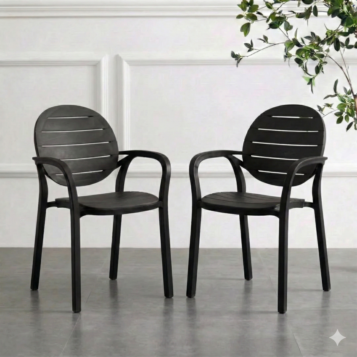 RK-675 Premium Plastic Arm Chair | Heavy Duty Outdoor Chair | RK Enterprises - Image 5