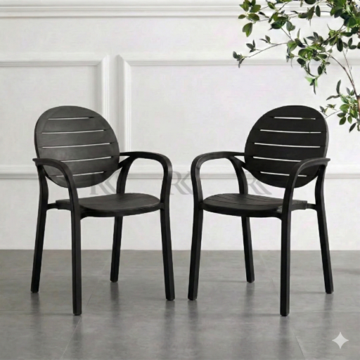 RK-675 Premium Plastic Arm Chair | Heavy Duty Outdoor Chair | RK Enterprises - Image 5