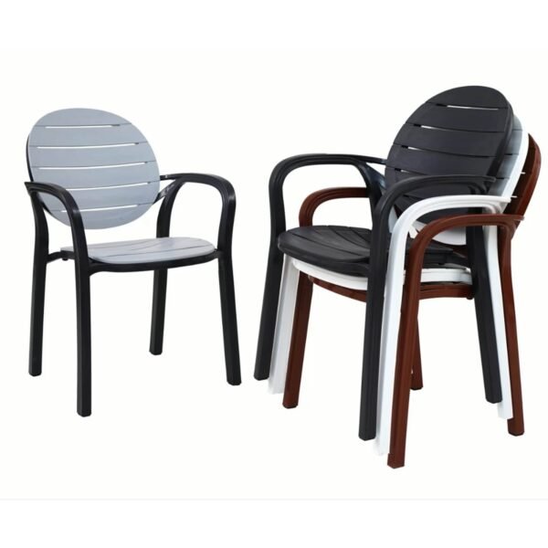 RK-675 Premium Plastic Arm Chair | Heavy Duty Outdoor Chair | RK Enterprises