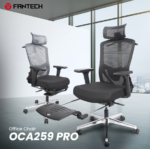 RK-2019 – Ergonomic Mesh Executive Chair with Footrest - Image 4