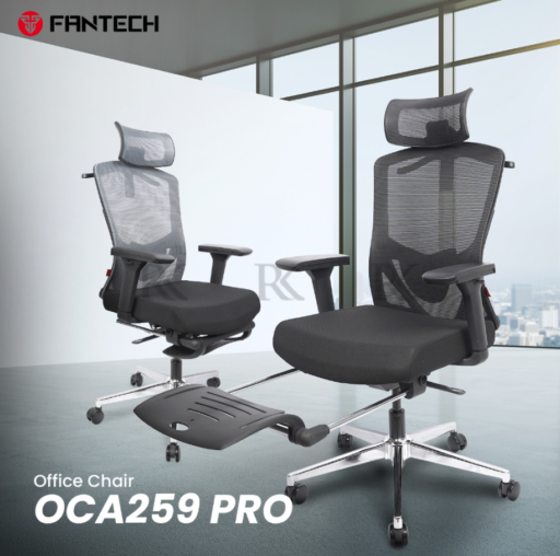 RK-2019 – Ergonomic Mesh Executive Chair with Footrest - Image 3