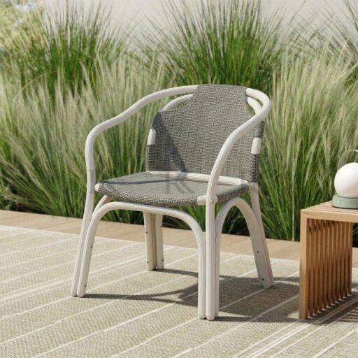 RK-Heaven UPVC Craft Outdoor Chairs Table Set - Image 5