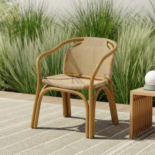 RK-Heaven UPVC Craft Outdoor Chairs Table Set - Image 6