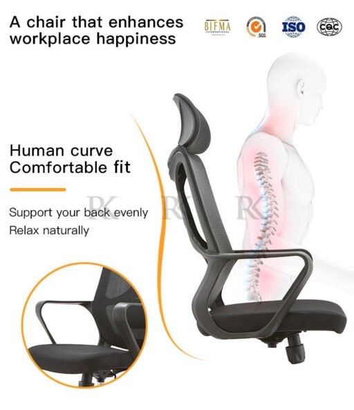 RK Enterprises – Ergonomic Office Chair | Model 629 - Image 2