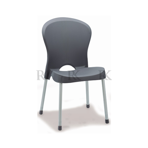 RK-BP-310 Denny Max Armless Chair with Silver Legs - Image 3