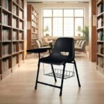 Model B-204-SB – Study Chair with Writing Pad & Book Rack - Image 4