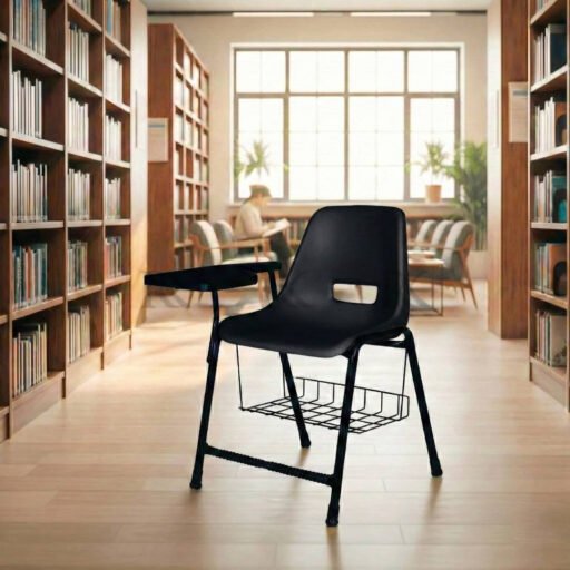 Model B-204-SB – Study Chair with Writing Pad & Book Rack - Image 4