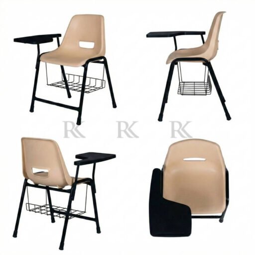 Model B-204-SB – Study Chair with Writing Pad & Book Rack - Image 6