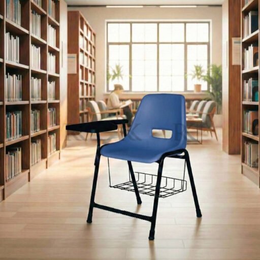 Model B-204-SB – Study Chair with Writing Pad & Book Rack - Image 3