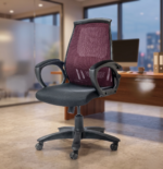 B-544 Aqua Mesh Low Back Revolving Chair - Image 3