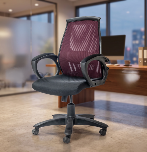 B-544 Aqua Mesh Low Back Revolving Chair - Image 3