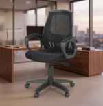 B-544 Aqua Mesh Low Back Revolving Chair - Image 4