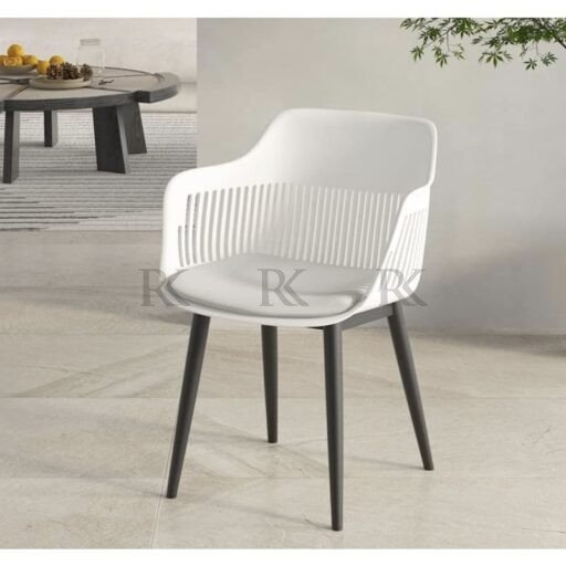 RK-DC-621 Modern Dining Chair – Stylish Plastic Dining Chair with Armrests - Image 13