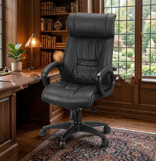 RK-BC-517 Black Executive Boss Office Chair - Image 3