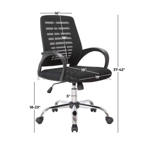 RK-2020 – Mesh Back Revolving Office Chair - Image 6