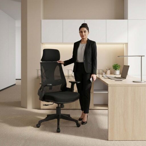 RK-790 Ergonomic Mesh Executive Chair - Image 6