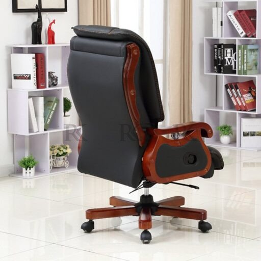 RK-681 – Executive Boss Chair | Premium Comfort with Wooden Arm Design - Image 5
