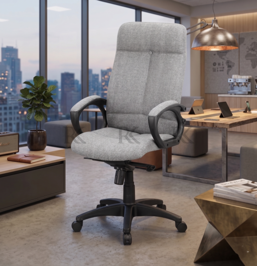 RK-B519 High Back Fabric Revolving Chair