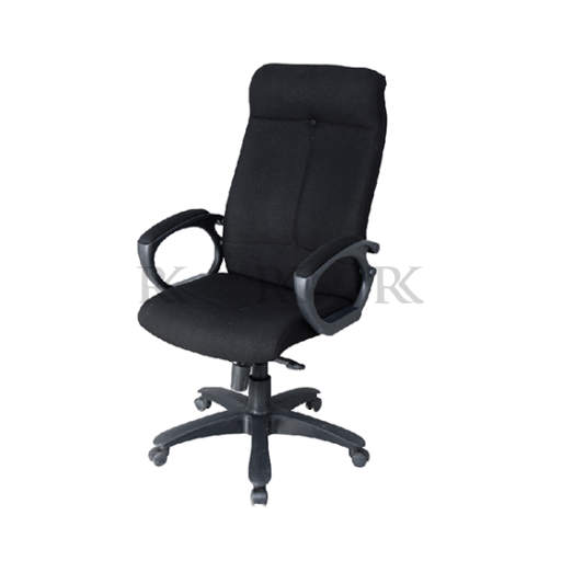 RK-B519 High Back Fabric Revolving Chair - Image 3