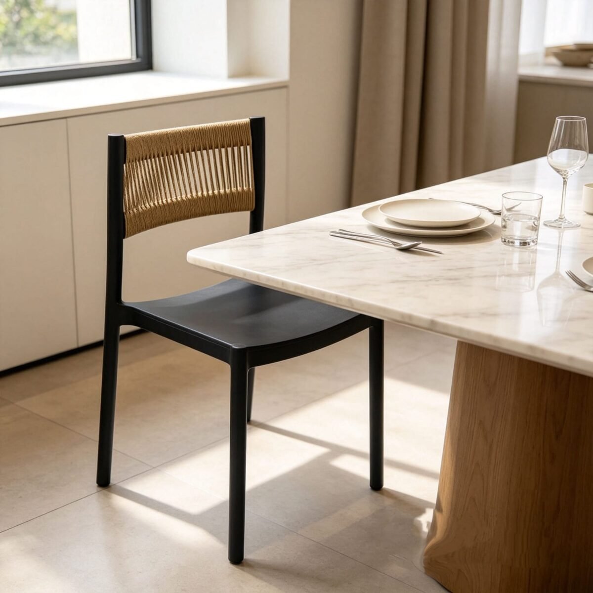 RK-D-910 Modern Rope Dining Chair | Premium Woven Dining Chair | RK Enterprises - Image 4