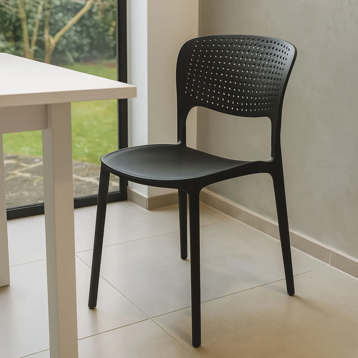 RK-037 Modern Plastic Dining Chair | Perforated Back Chair | RK Enterprises - Image 5