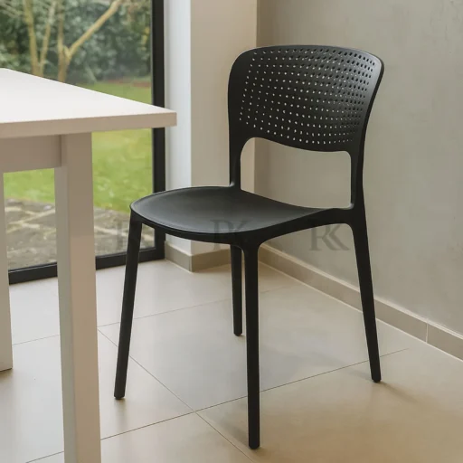 RK-DC37 Modern Plastic Dining Chair | Perforated Back Chair | RK Enterprises - Image 5