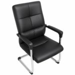 RK-V806 – Premium Leather Visitor Chair