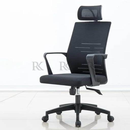 RK-M905 – High Back Mesh Ergonomic Office Chair with Adjustable Headrest - Image 8