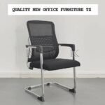 Rk-VC-6002 imported Mesh Visiting Chair with Heavy duty Metal Crome base