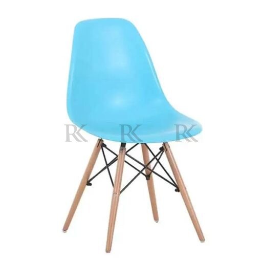 RK-DC-212 Modern Dining Chair – Stylish Molded Plastic Chair with Wooden Legs - Image 5