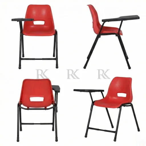 RK-204-S Steel Plastic Study Chair with Writing Tablet - Image 7